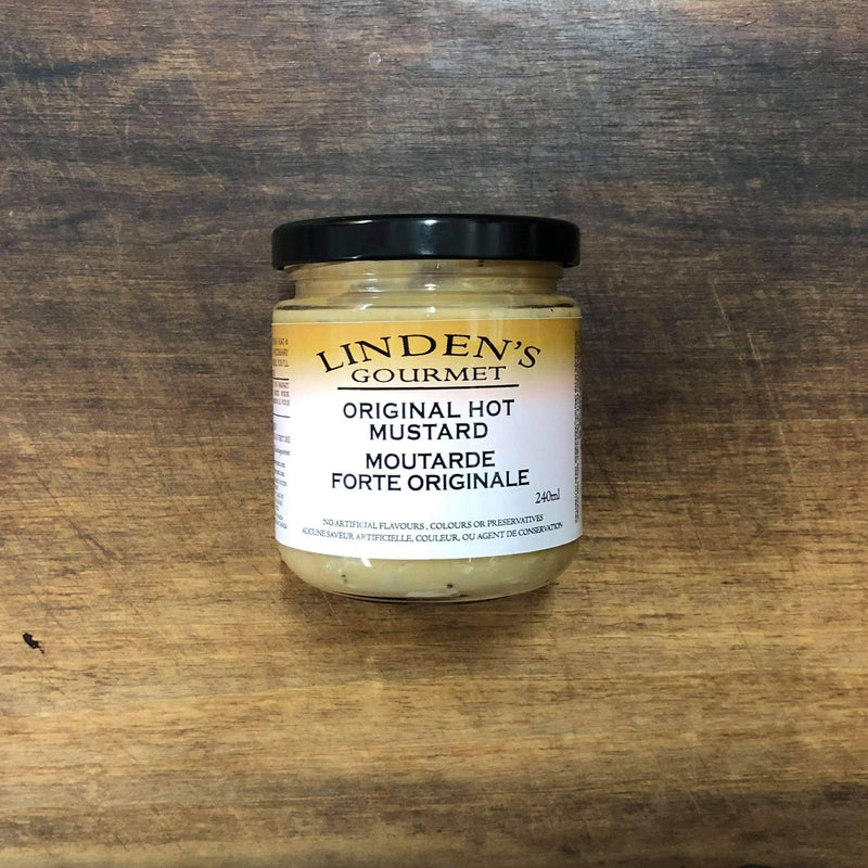 Linden's Gourmet Original Hot Mustard -240ml
