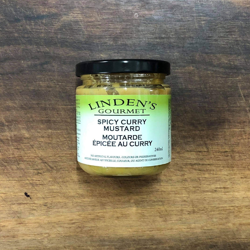Linden's Gourmet Spicy Curry Mustard - 240ml